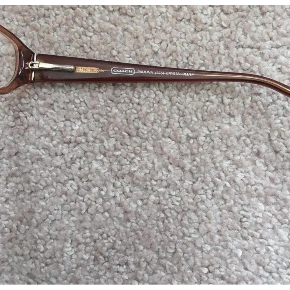 Women's Coach Paulina 575 Eyeglasses CRYSTAL BLUSH‎  47-16-135 FRAMES ONLY
